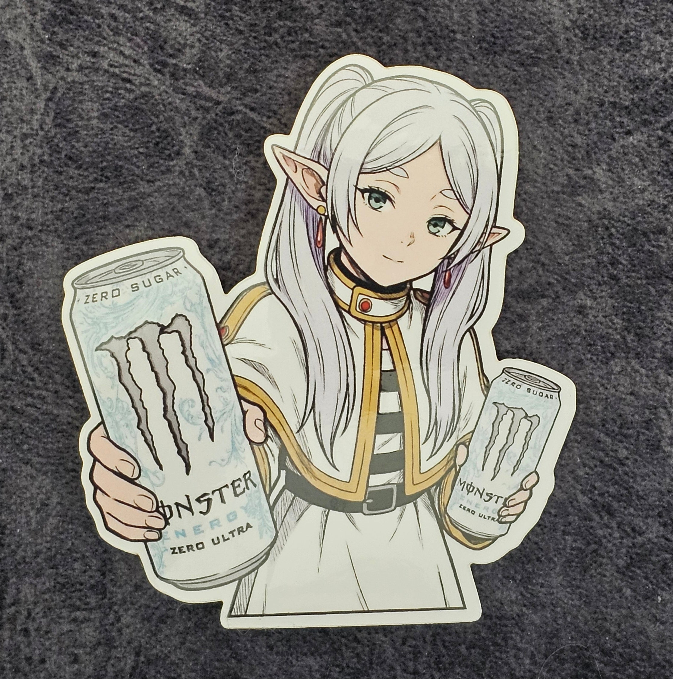 White Monster Frieren - Sticker